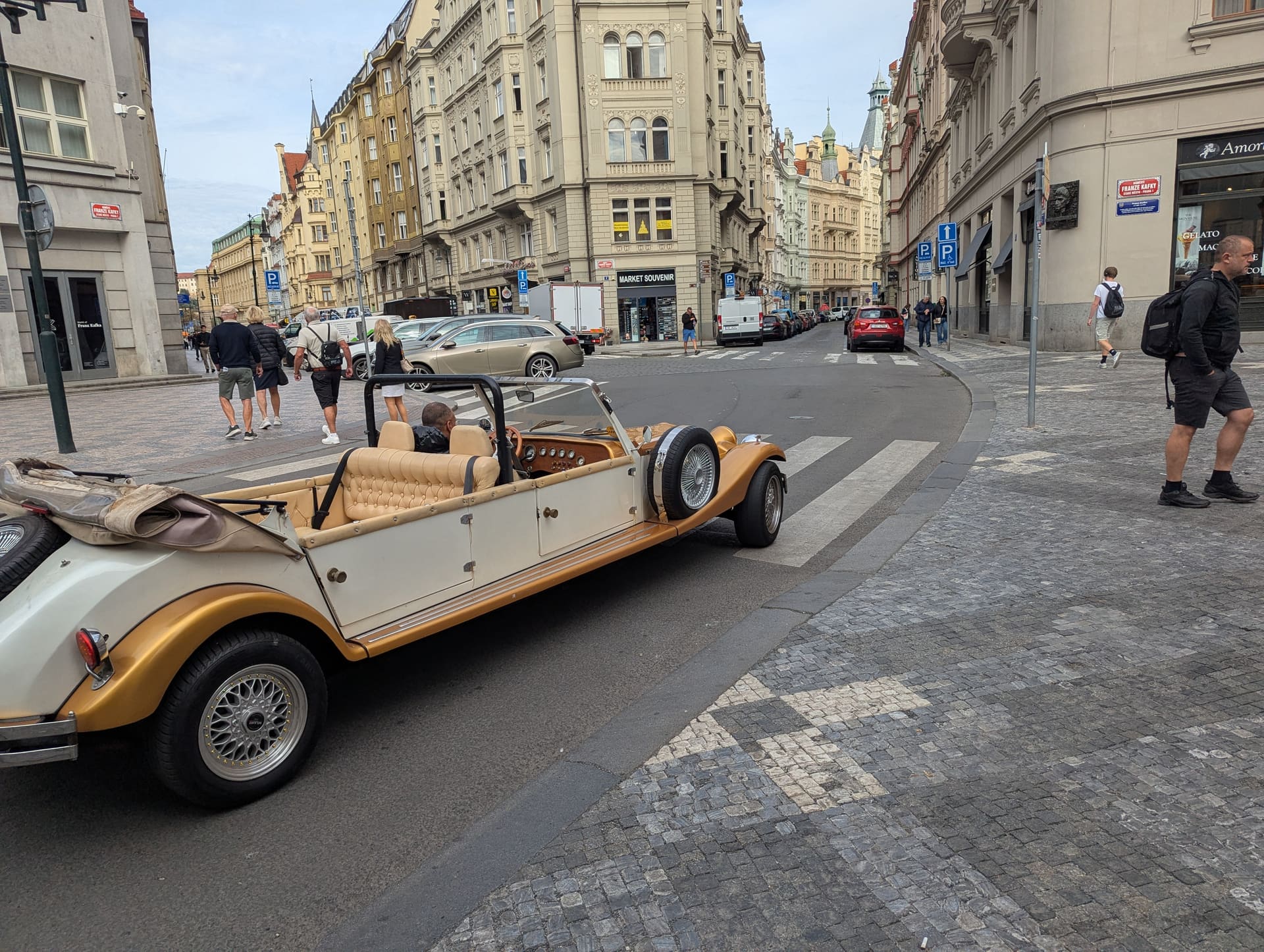 Prague street scene